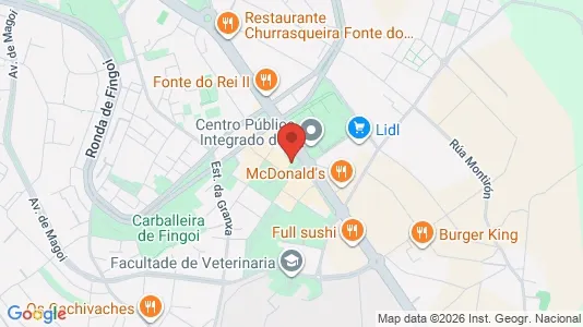 Apartments for rent i Lugo - kort over placeringen