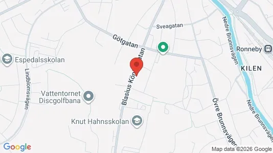 Apartments for rent i Ronneby - kort over placeringen