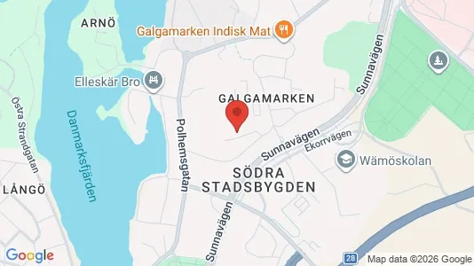 Apartments for rent i Karlskrona - kort over placeringen