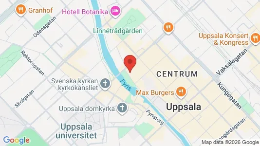 Apartments for rent i Uppsala - kort over placeringen