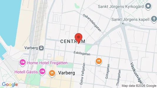 Apartments for rent i Varberg - kort over placeringen