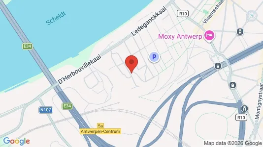 Apartments for rent i Stad Antwerp - kort over placeringen
