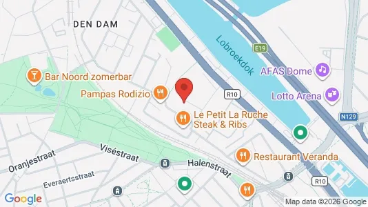 Apartments for rent i Stad Antwerp - kort over placeringen