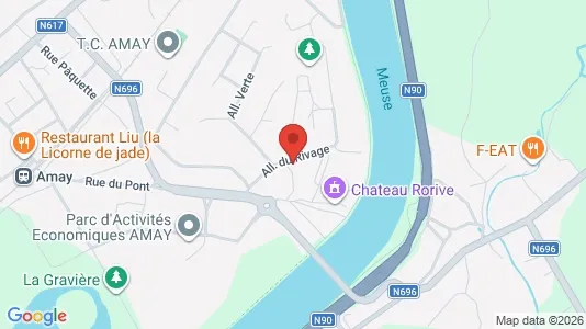 Apartments for rent i Amay - kort over placeringen