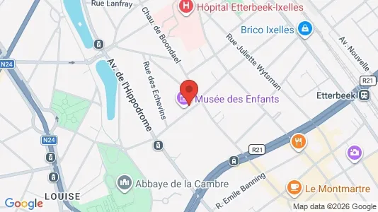 Apartments for rent i Brussels Elsene - kort over placeringen