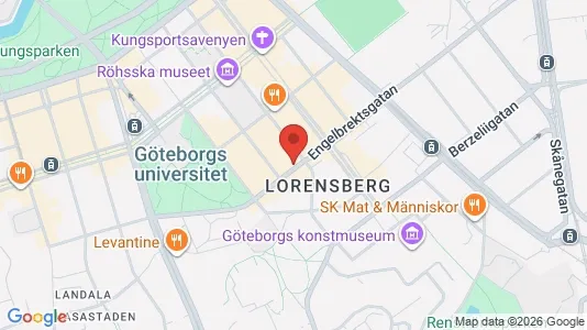 Apartments for rent i Gothenburg City Centre - kort over placeringen
