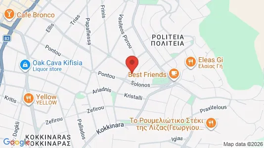 Apartments for rent i Kifisia - kort over placeringen