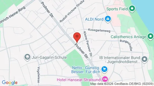 Apartments for rent i Vorpommern-Rügen - kort over placeringen