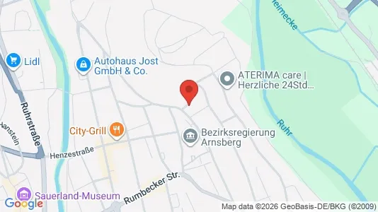 Apartments for rent i Hochsauerlandkreis - kort over placeringen