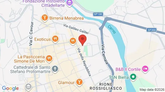 Apartments for rent i Biella - kort over placeringen