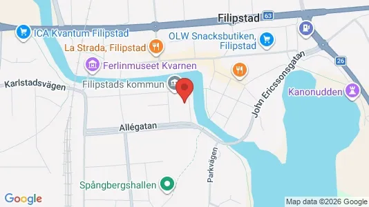 Apartments for rent i Filipstad - kort over placeringen