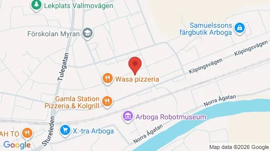 Apartments for rent i Arboga - kort over placeringen