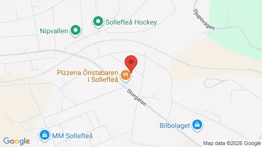 Apartments for rent i Sollefteå - kort over placeringen