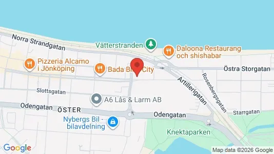 Apartments for rent i Jönköping - kort over placeringen