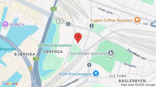 Apartments for rent i Oslo Gamle Oslo - kort over placeringen