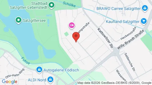 Apartments for rent i Salzgitter - kort over placeringen