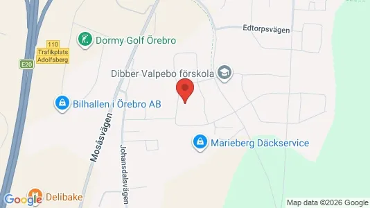 Apartments for rent i Örebro - kort over placeringen