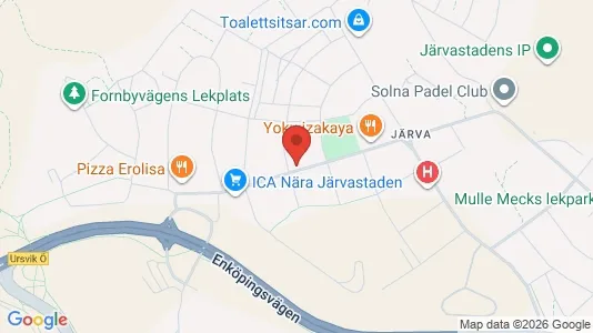 Apartments for rent i Solna - kort over placeringen