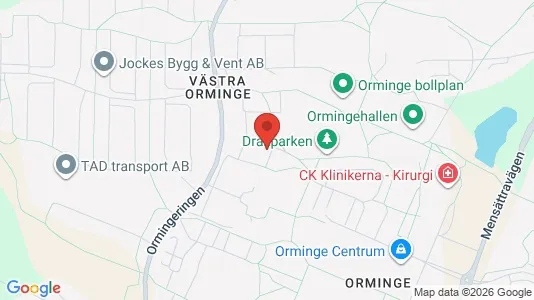 Apartments for rent i Nacka - kort over placeringen