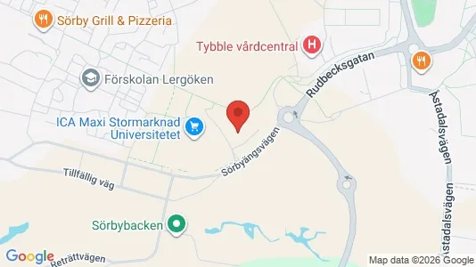 Apartments for rent i Örebro - kort over placeringen