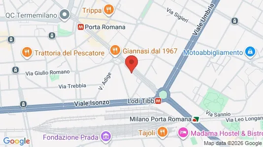 Apartments for rent i Milano Zona 4 - Vittoria, Forlanini - kort over placeringen