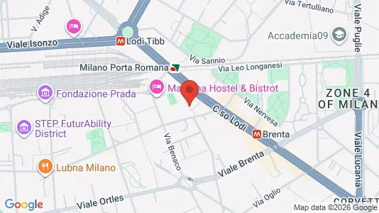 Apartments for rent i Milano Zona 5 - Vigentino, Chiaravalle, Gratosoglio - kort over placeringen