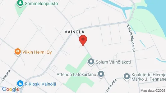 Apartments for rent i Pori - kort over placeringen