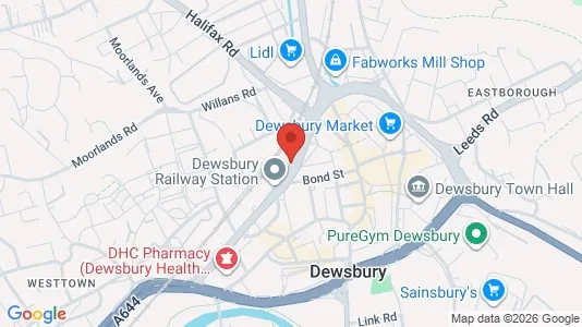 Apartments for rent i Dewsbury - West Yorkshire - kort over placeringen