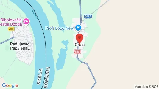 Apartments for rent i Gruia - kort over placeringen