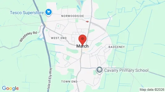 Apartments for rent in March - Cambridgeshire - Photo from Google Street View