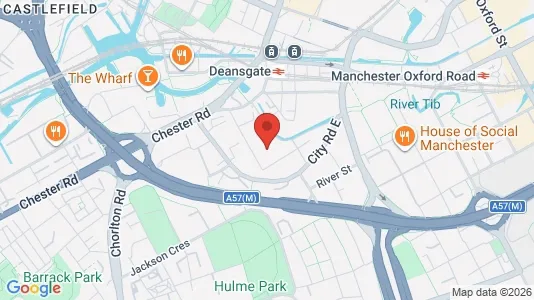 Apartments for rent i Manchester - Lancashire - kort over placeringen