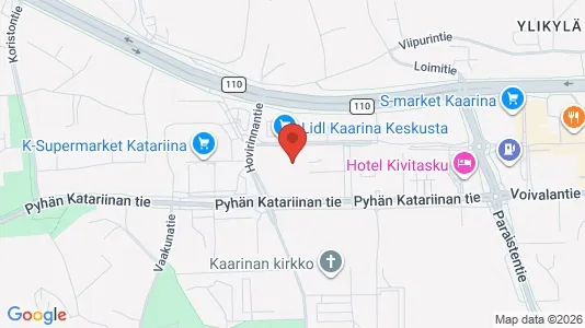 Apartments for rent in Kaarina - Photo from Google Street View