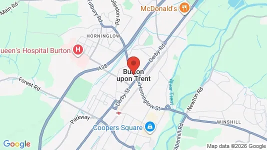 Apartments for rent in Burton-On-Trent - Staffordshire - Photo from Google Street View