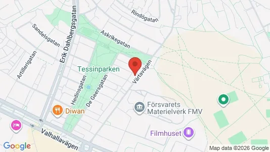 Apartments for rent i Gärdet/Djurgården - kort over placeringen