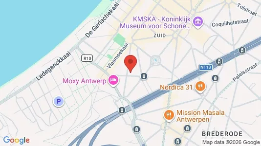 Apartments for rent i Stad Antwerp - kort over placeringen