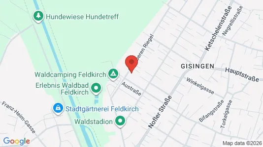 Apartments for rent i Feldkirch - kort over placeringen