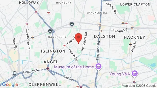 Apartments for rent i London N1 - kort over placeringen