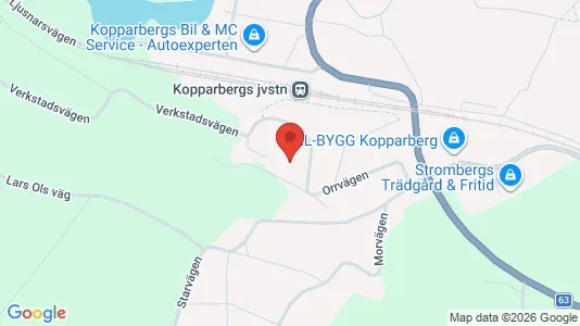 Apartments for rent i Ljusnarsberg - kort over placeringen
