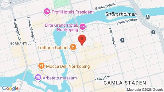 Apartments for rent i Norrköping - kort over placeringen