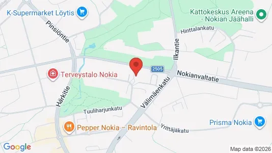 Apartments for rent i Nokia - kort over placeringen