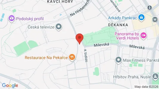 Apartments for rent i Prague 10 - kort over placeringen