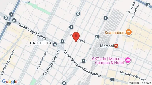 Apartments for rent i Turin - kort over placeringen