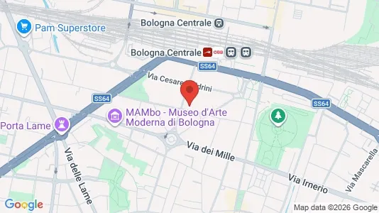 Apartments for rent i Bologna - kort over placeringen