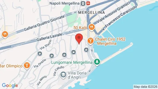 Apartments for rent i Chiaia - kort over placeringen