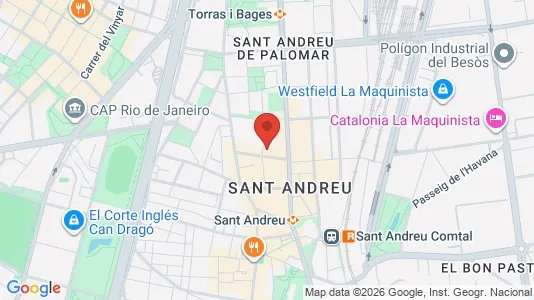Apartments for rent in Barcelona Sant Andreu - Photo from Google Street View