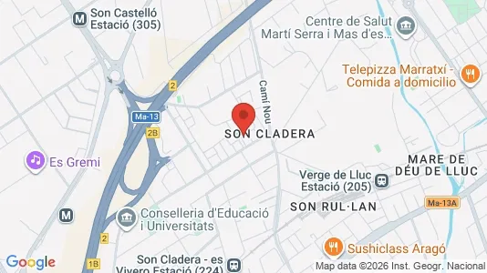 Apartments for rent i Palma de Mallorca - kort over placeringen
