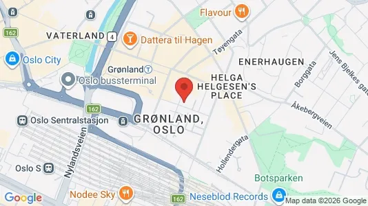 Apartments for rent i Oslo Gamle Oslo - kort over placeringen