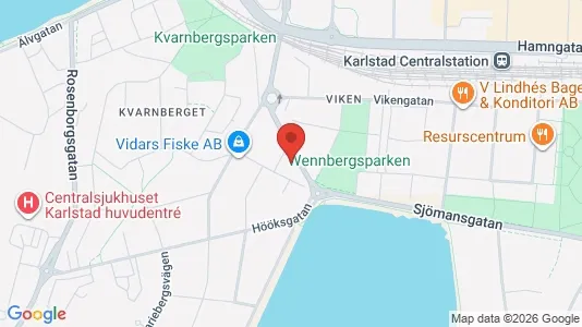 Apartments for rent i Karlstad - kort over placeringen