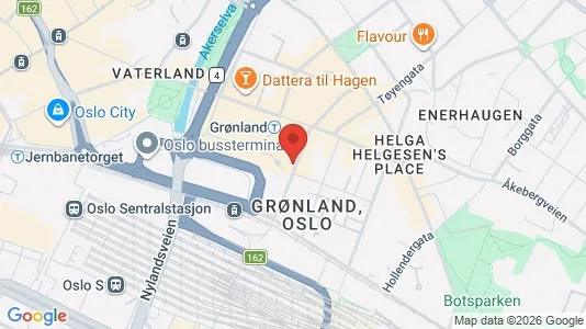 Rooms for rent i Oslo Gamle Oslo - kort over placeringen
