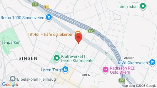 Apartments for rent i Oslo Grünerløkka - kort over placeringen